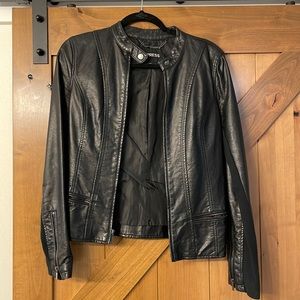 Express pleather jacket, size Small, black